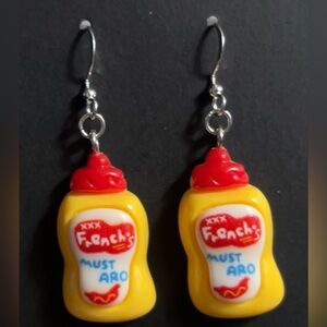 French's Mustard Bottle Dangle Earrings